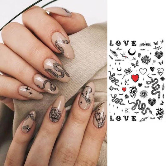 Serpent Nail Art