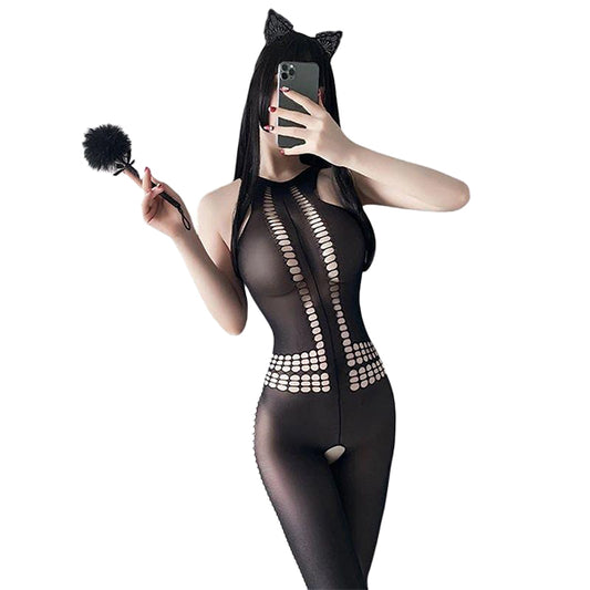 Lawless Night Open Crotch Bodystocking