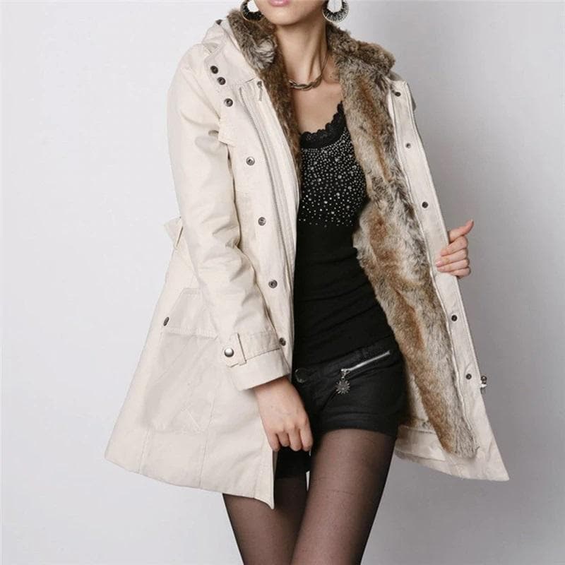 Classy Warm Hooded Coat
