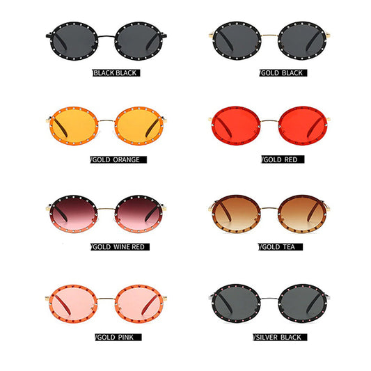 Valentina Studded Vintage Sunglasses