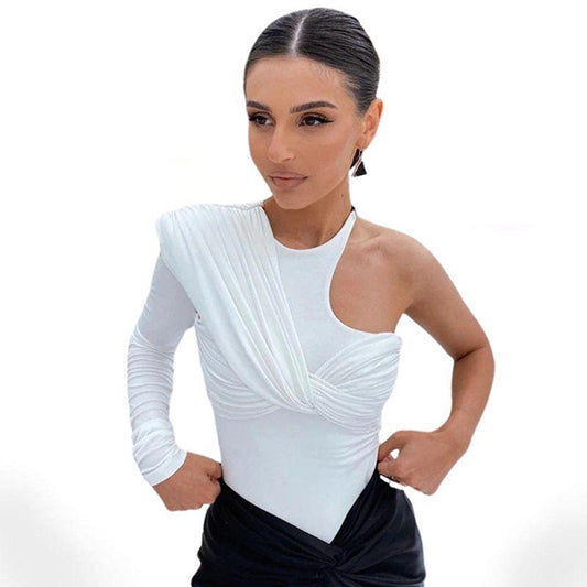 Twist Of Fate One Shoulder Bodysuit