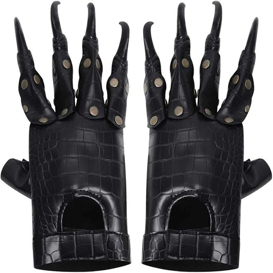 Demon Claw Leather Gloves
