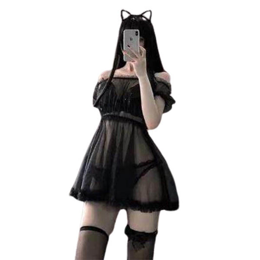 Princess Mesh Sleepwear Goth Lingerie