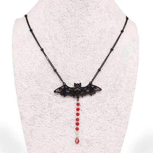 Gothic Bat Stainless Steel Chain Necklace