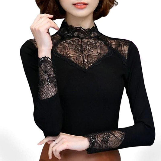 Midnight Kiss Lace Top