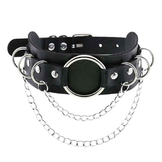 Lawbreaker Punk Leather Choker