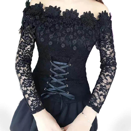 Pixie Lace Sexy Blouse