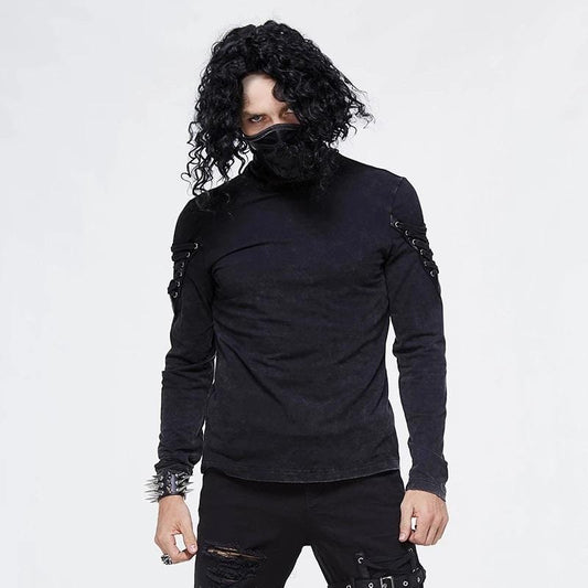 Huxley Turtleneck Black Top