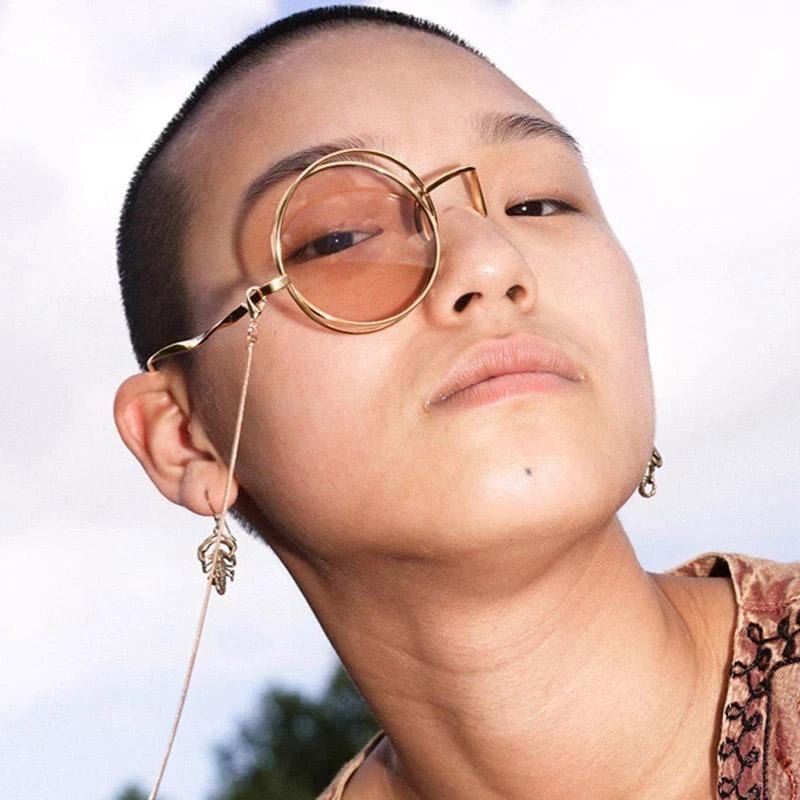 Half Eye Round Glasses