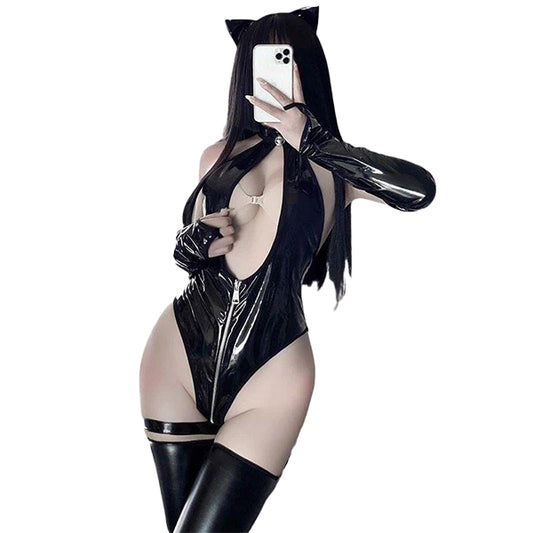 Wild Cat Leather Bodysuit