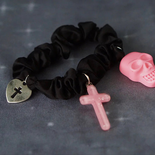 Gothic Skull Scrunchie