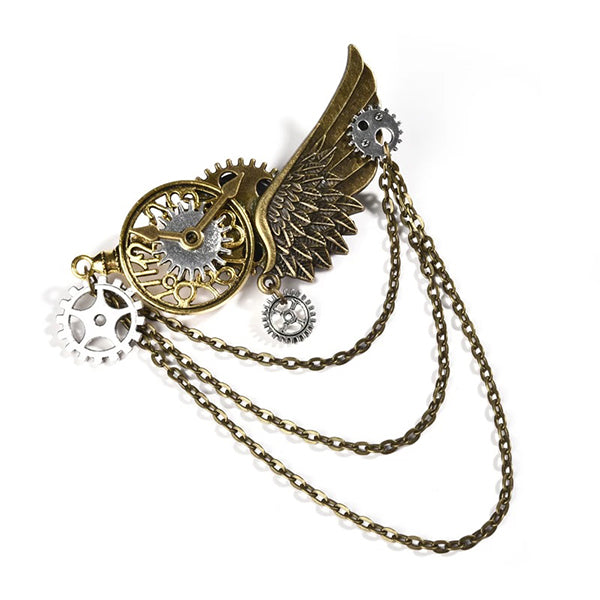 Steampunk Wing Hair Clip