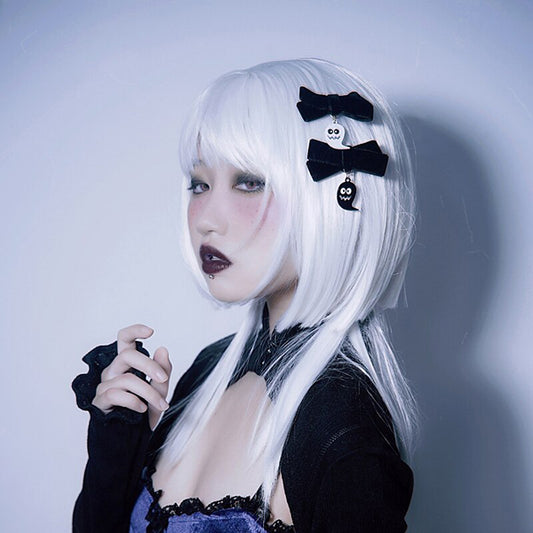 Goth Bowknot Hair Clips