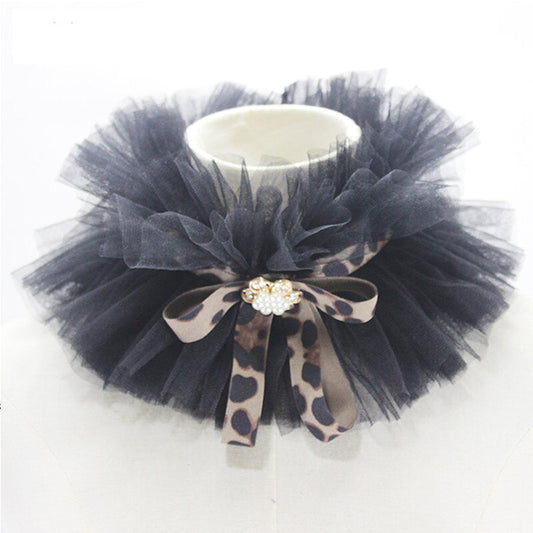 Ruth Victorian Mesh Ruffled Collar