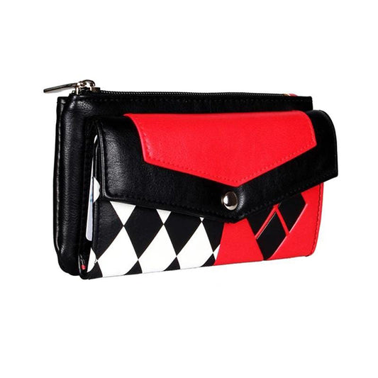 Harlequin Clutch Wallet