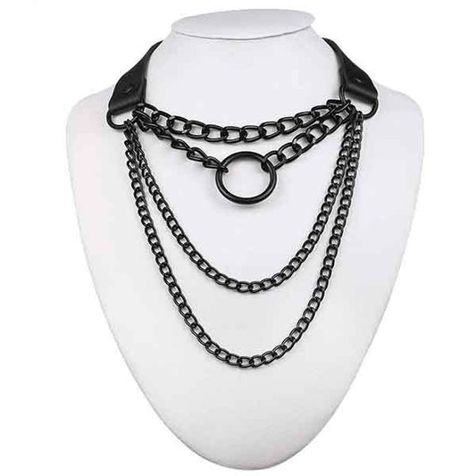 Gothic Chain Choker Necklace