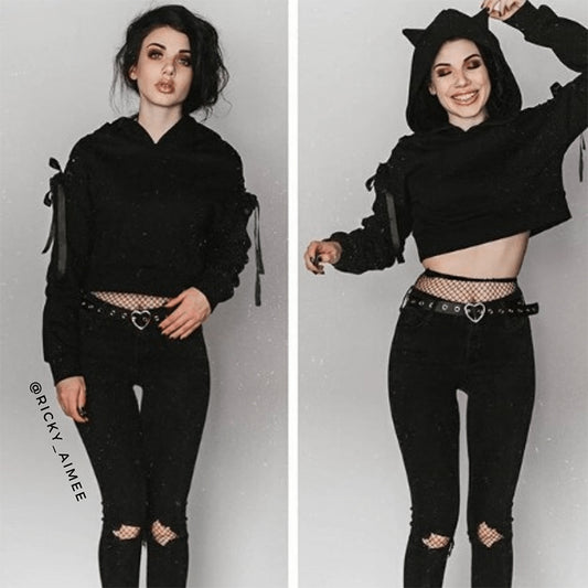 Miss Catty Cat Ear Hoodie