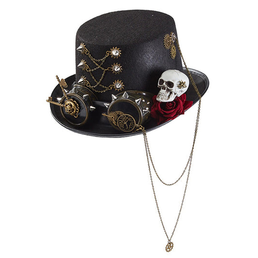 Steampunk Meister Top Hat