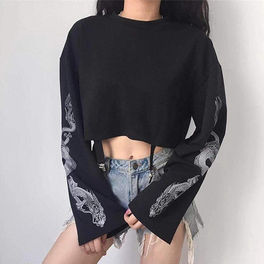 Memento Crop Sweatshirt