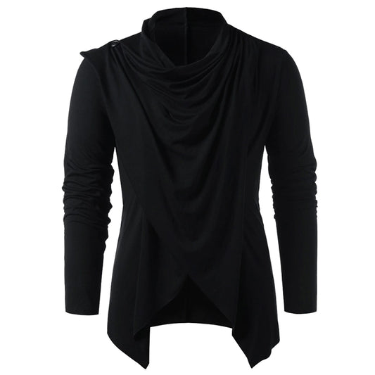 Gothic Long Sleeve Irregular Shirt