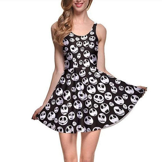 Got The Tea Polka Skull Dress