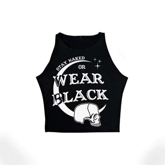 Wear Black Gothic Top