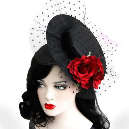 Sassy Gothic Vintage Hat