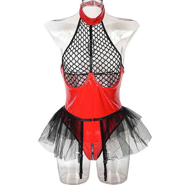 Daeva Leather Bodysuit