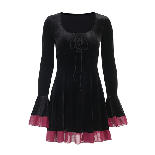 Bloody Witch Velvet Dress
