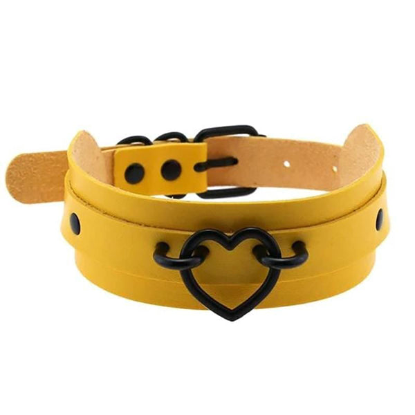 Black Heart Choker Necklace