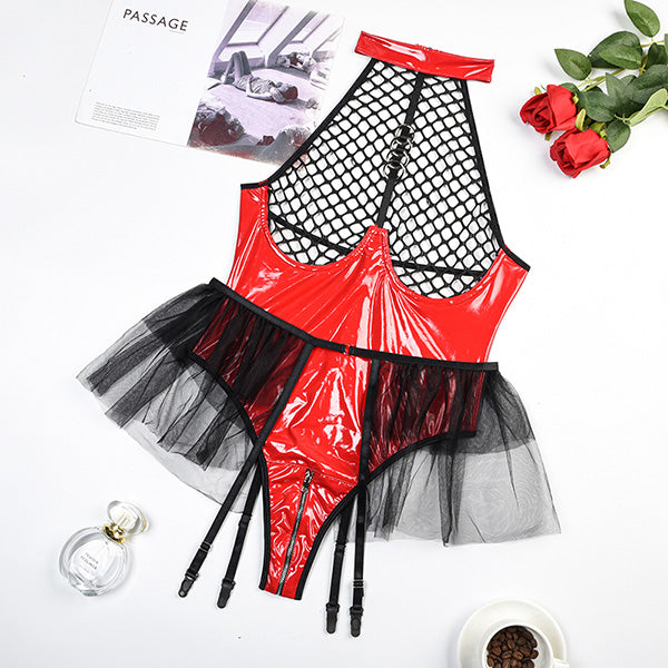 Daeva Leather Bodysuit