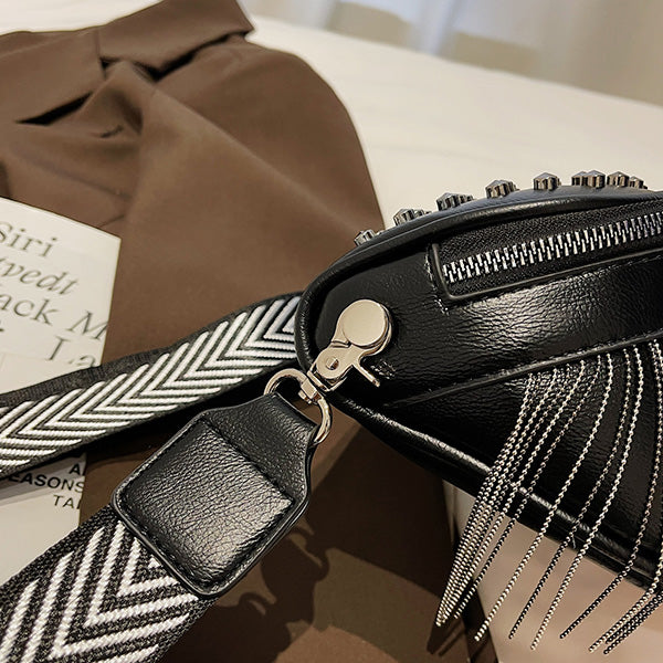 Iris Fringe Studded Bum Bag