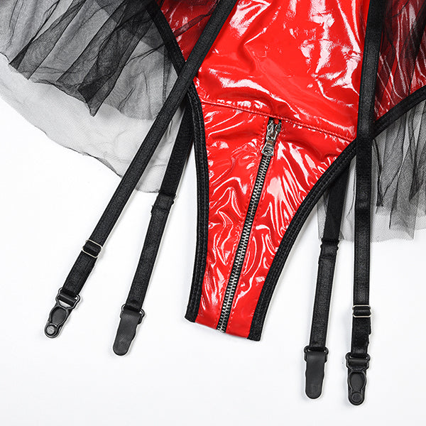Daeva Leather Bodysuit
