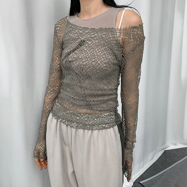 Dark Mysteries Knit Top