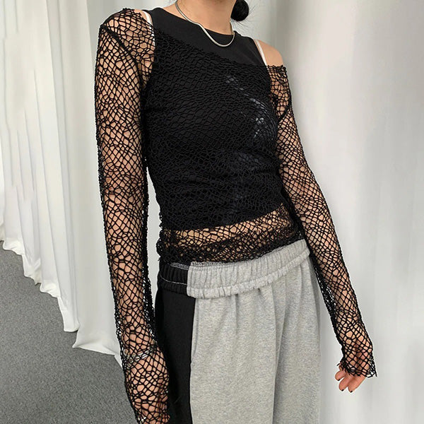 Dark Mysteries Knit Top