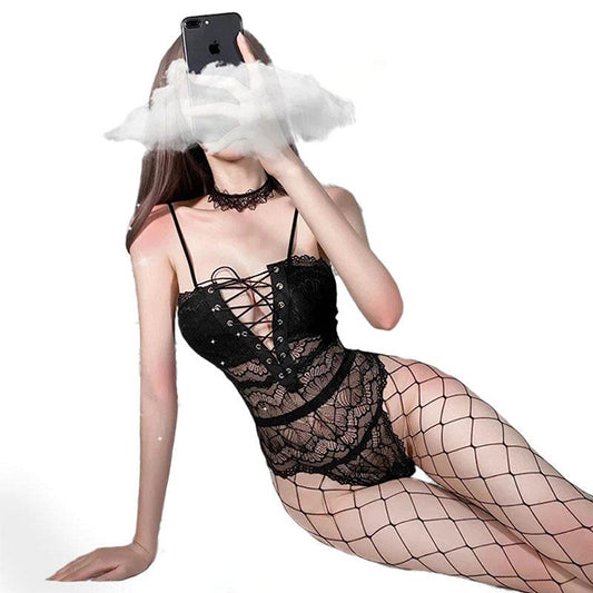 Poison Ivy Crotchless Lingerie