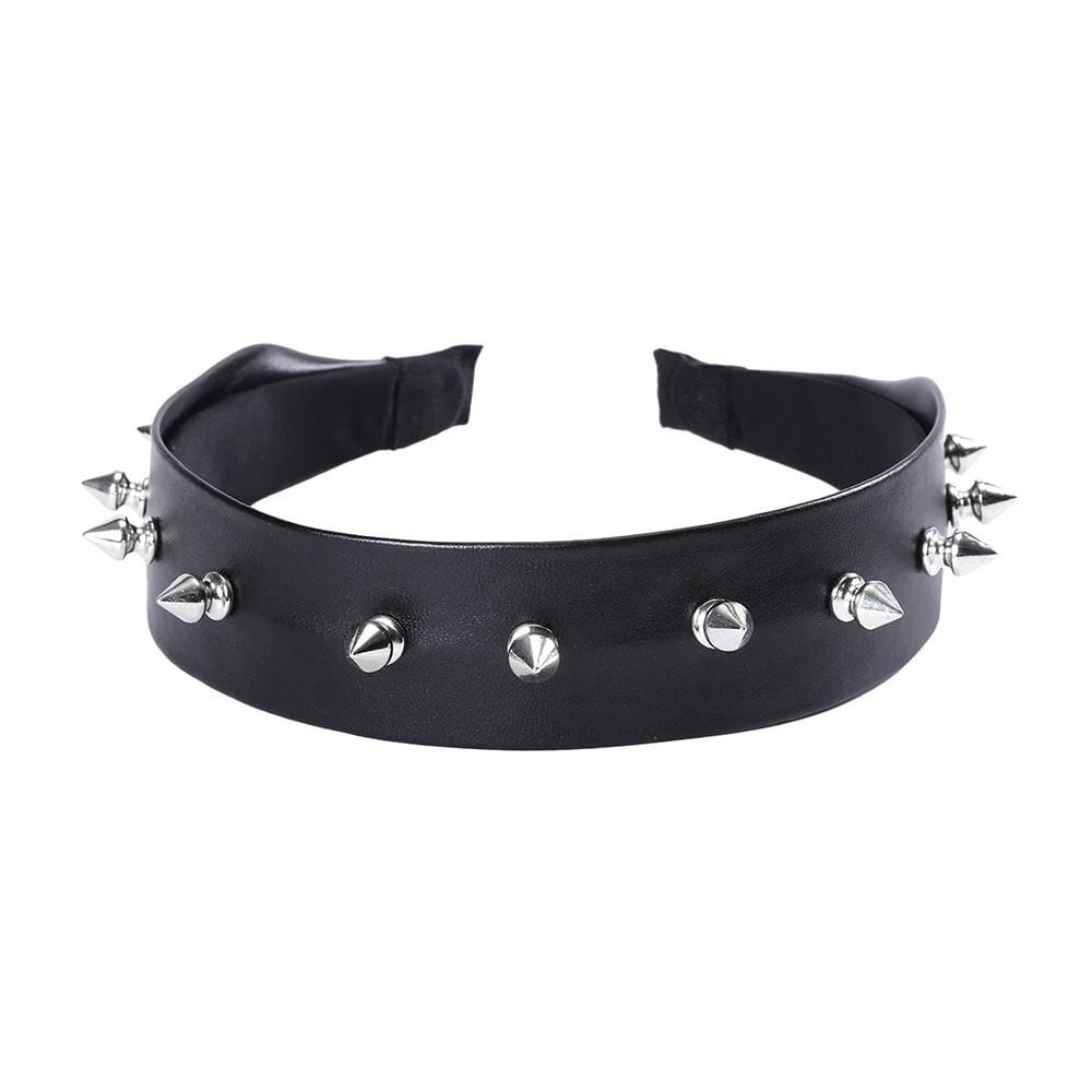 Gothic Punk Rivet Headband