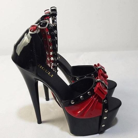 Sexy High Heels Ribbon Sandal