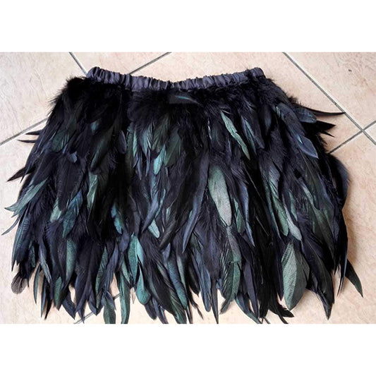 Handmade Mini Feather Skirt