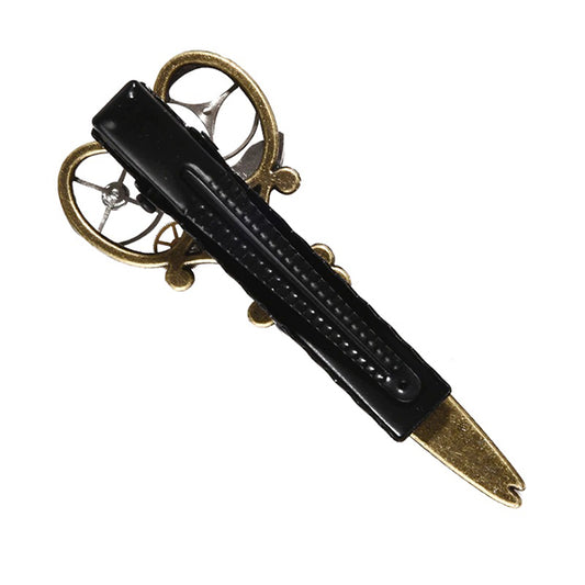 Retro Gear Scissor Hair Clip/Brooch