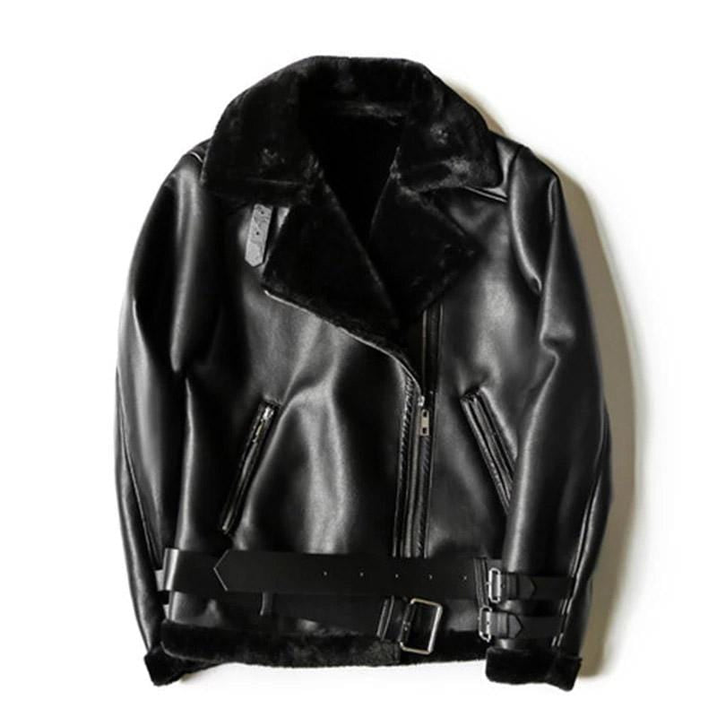 Faux Leather Vintage Jacket