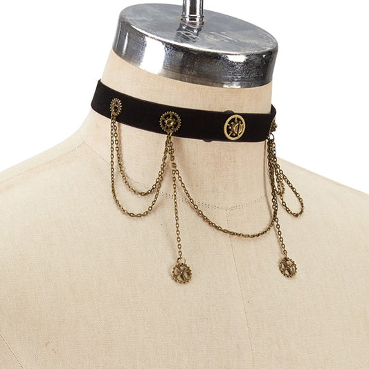 Steampunk Metal Gear Choker