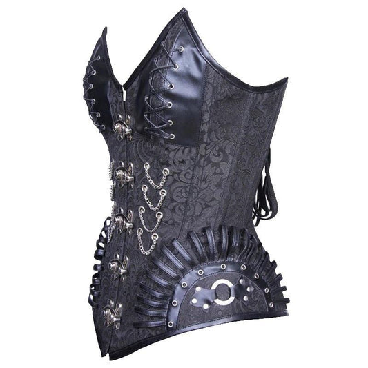 Dark Steampunk Victorian Corset