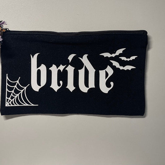 Dark Wedding Makeup Bag