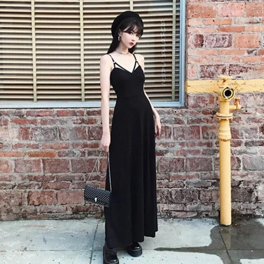 Witch In Disguise Black Summer Dress