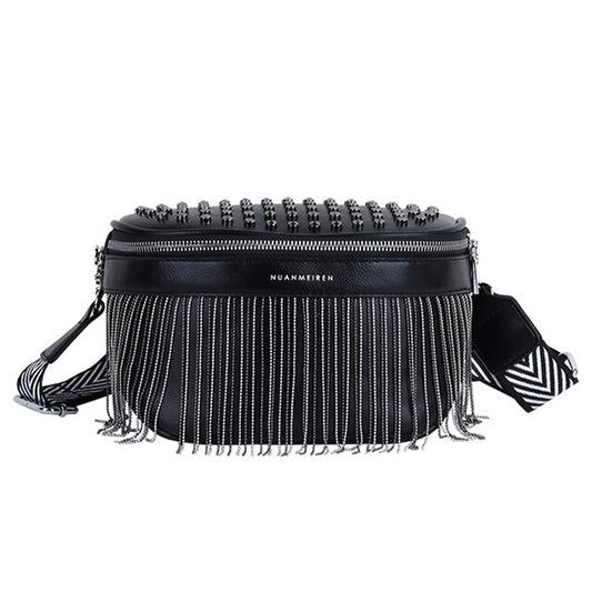 Iris Fringe Studded Bum Bag
