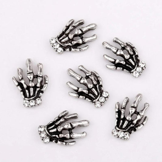 Hand Skeleton Nail Ornaments