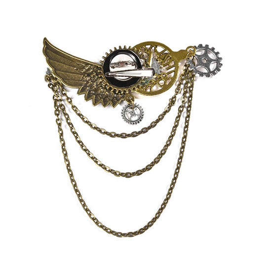 Steampunk Wing Hair Clip