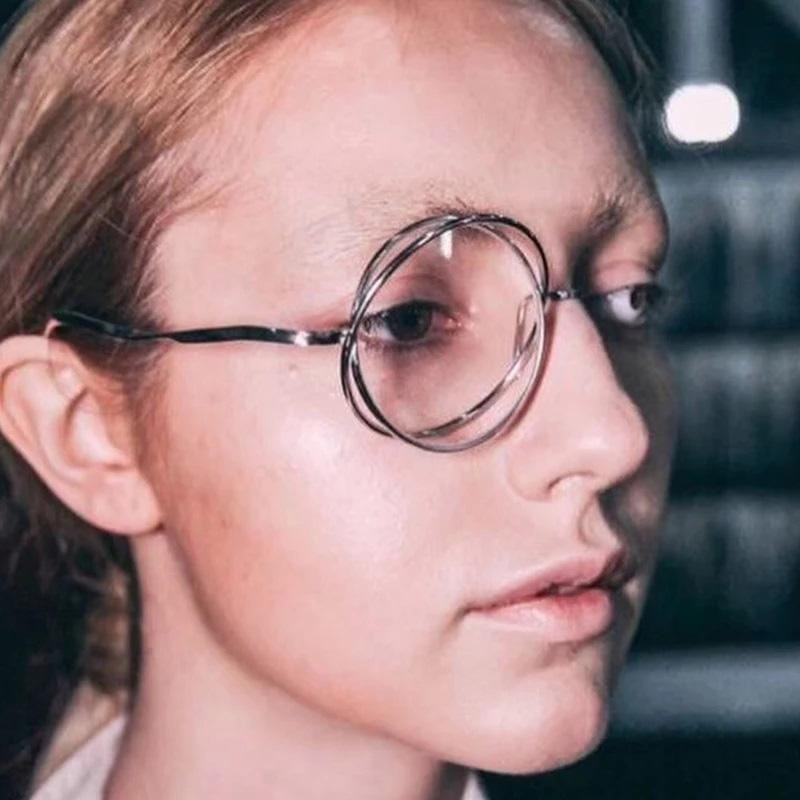 Half Eye Round Glasses