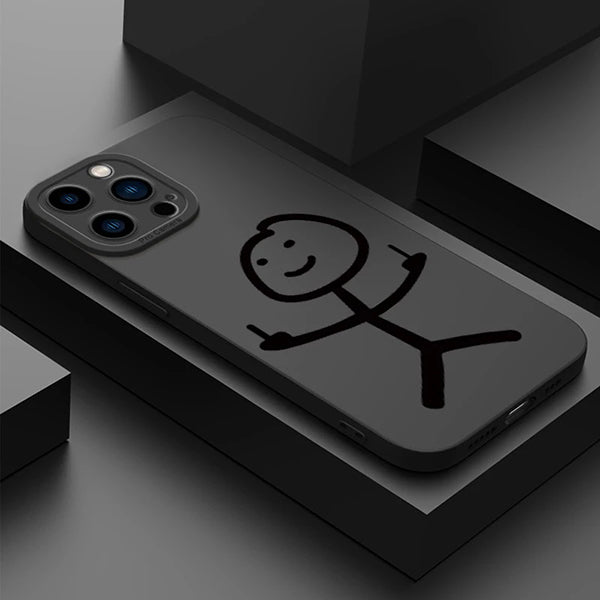 Comic Stickman Phone Case